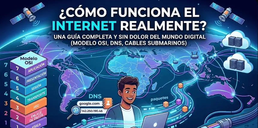 ¿Cómo funciona el internet realmente? Una guía completa (y sin dolor) del mundo digital