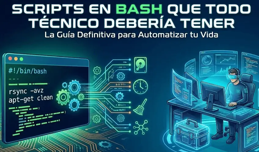 Scripts en Bash que Todo Técnico Debería Tener: La Guía Definitiva para Automatizar tu Vida